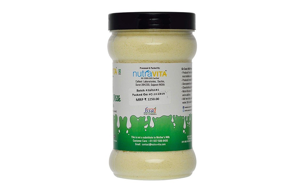 Nutravita Gir Cow Milk Powder    Plastic Jar  200 grams